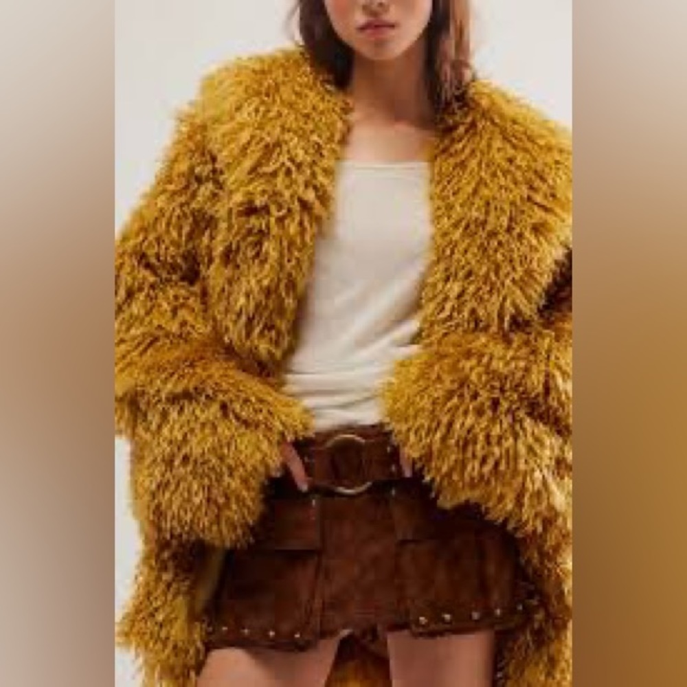 Free People Stargazer Fur Jacket - Picture 4 of 16